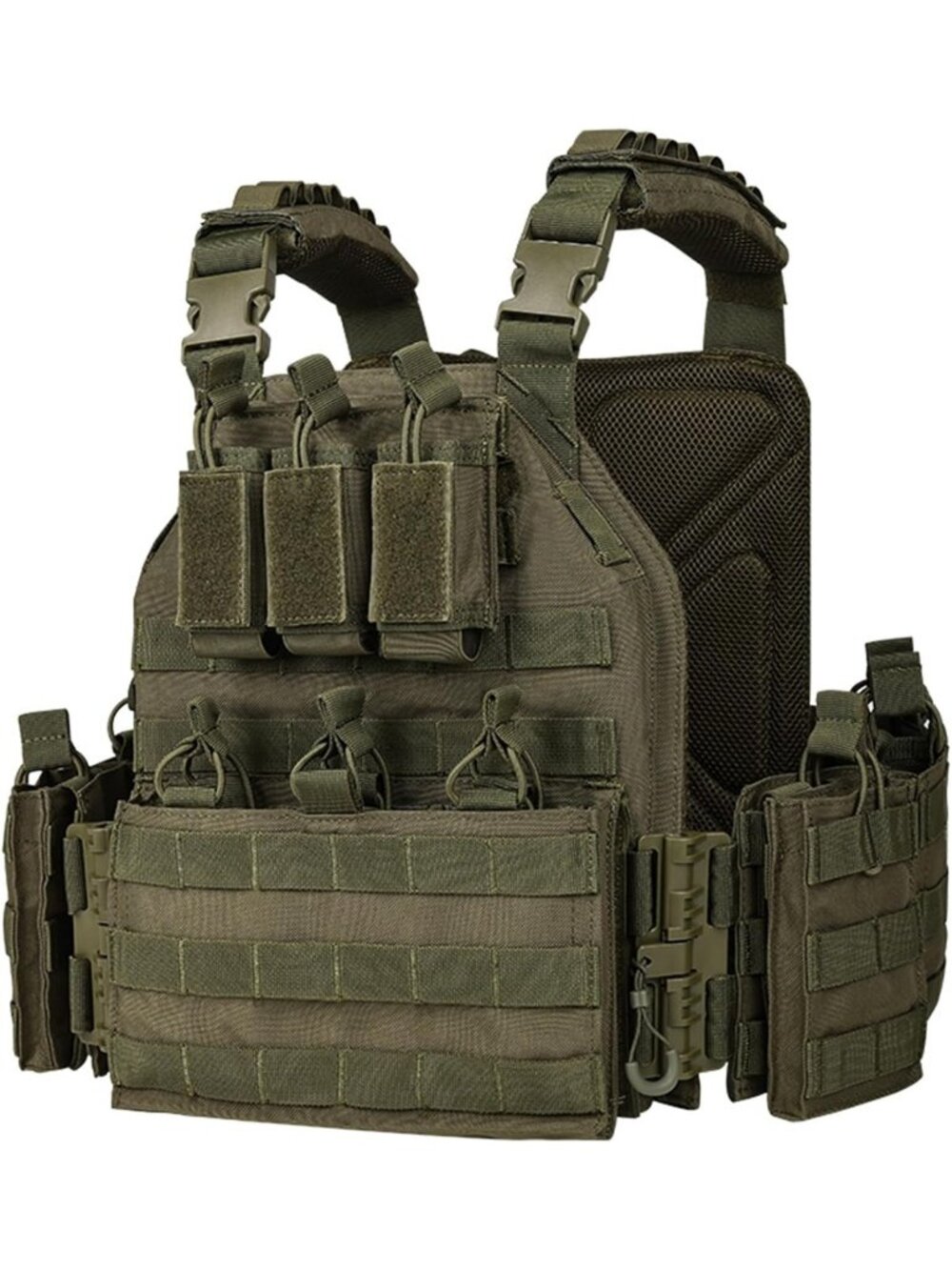 Camo Tactical Outdoor Carrier Vest for Hunting, Hiking, and Camping Gear